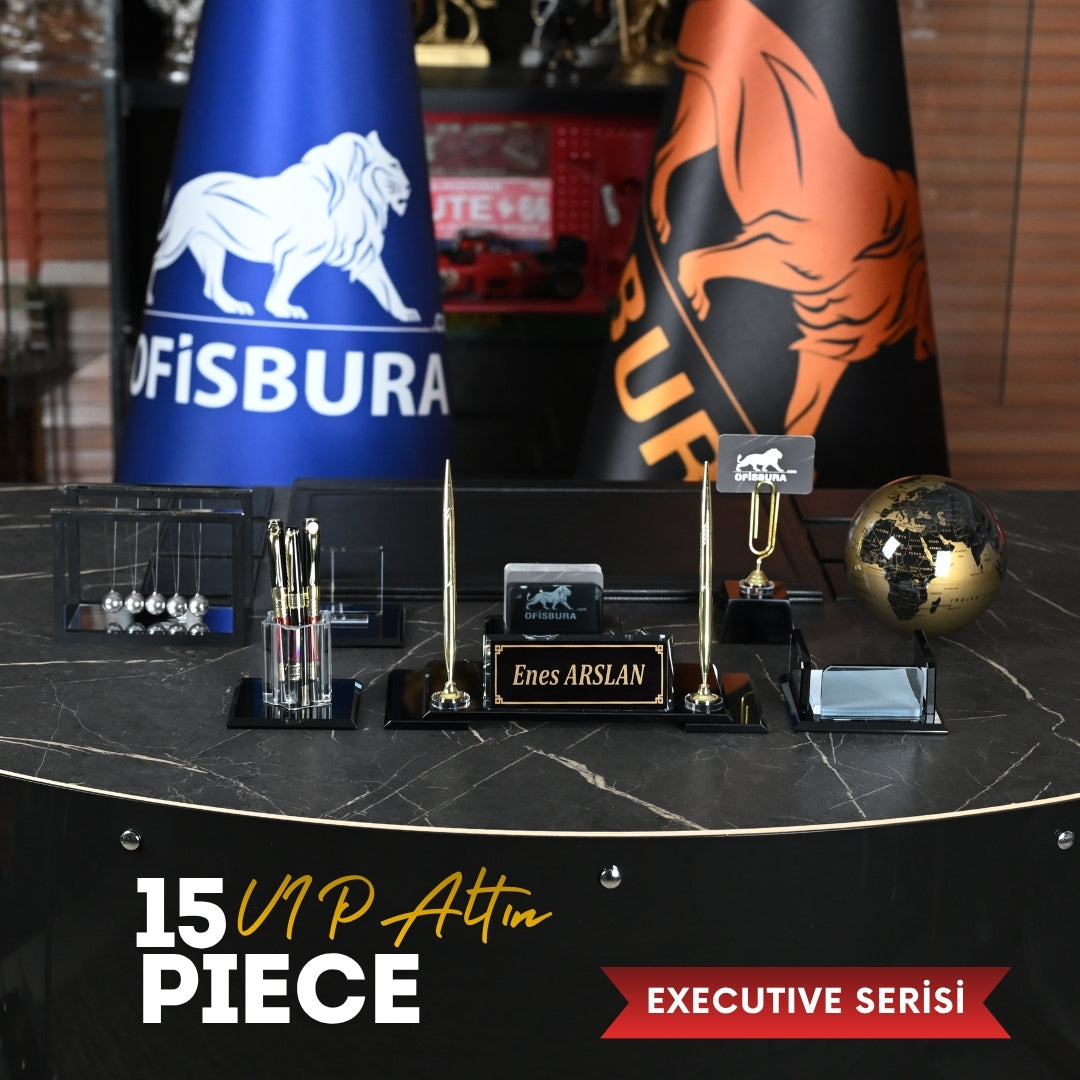 15 Parça Executive Serisi – Vip Altın Ofisbura