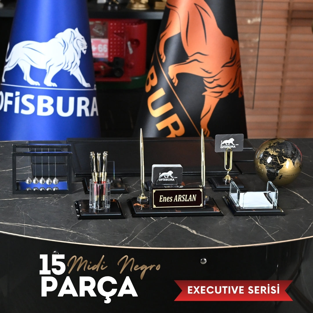 15 Parça Executive Serisi – Midi Negro Ofisbura