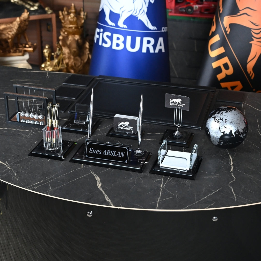 15 Parça Executive Serisi - Zebra Black Ofisbura