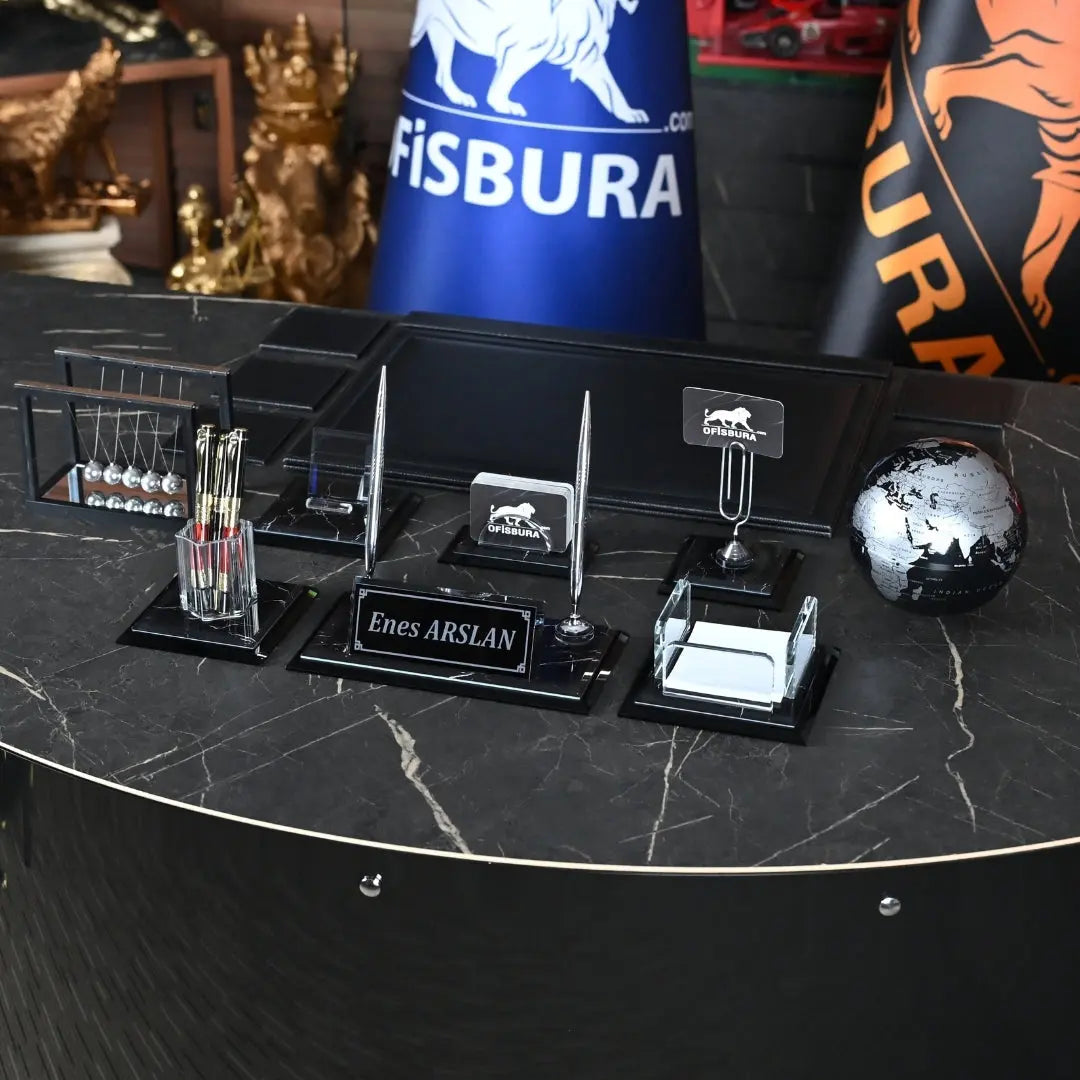 15 Parça Executive Serisi - Zebra Black Ofisbura
