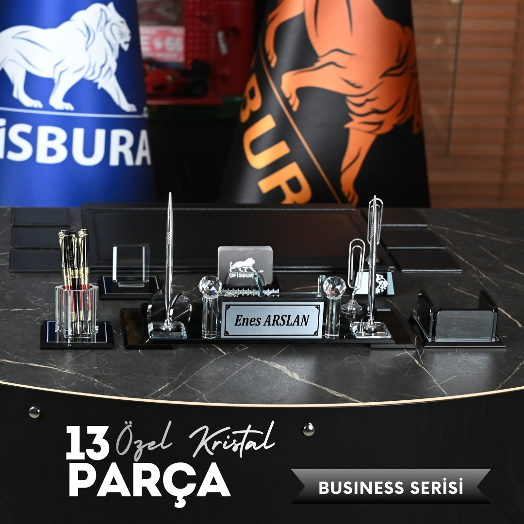13 Parça Classic Serisi – Özel Kristal Gümüş Ofisbura