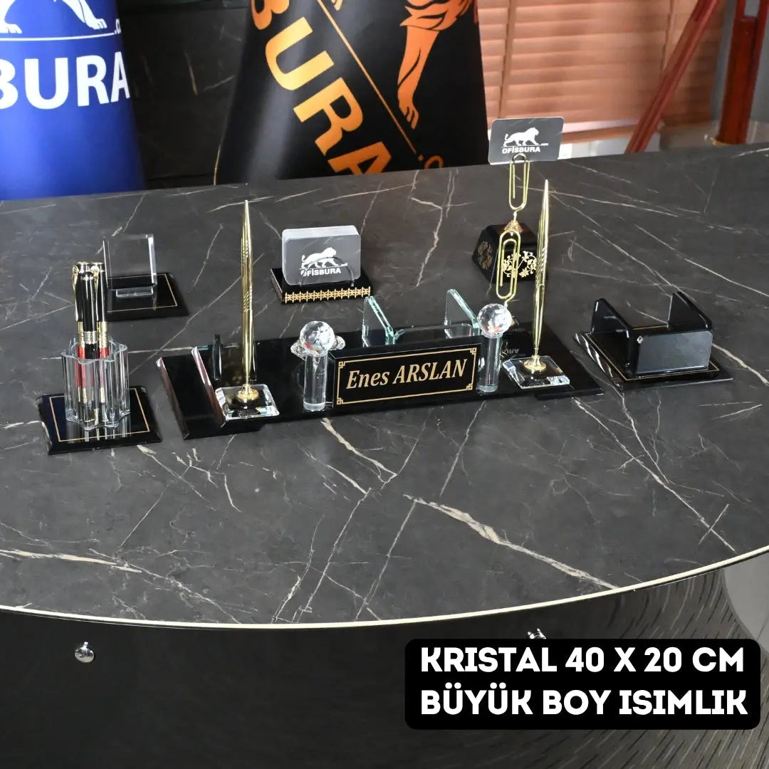 6 Parça Classic Serisi – Özel Kristal Altın
