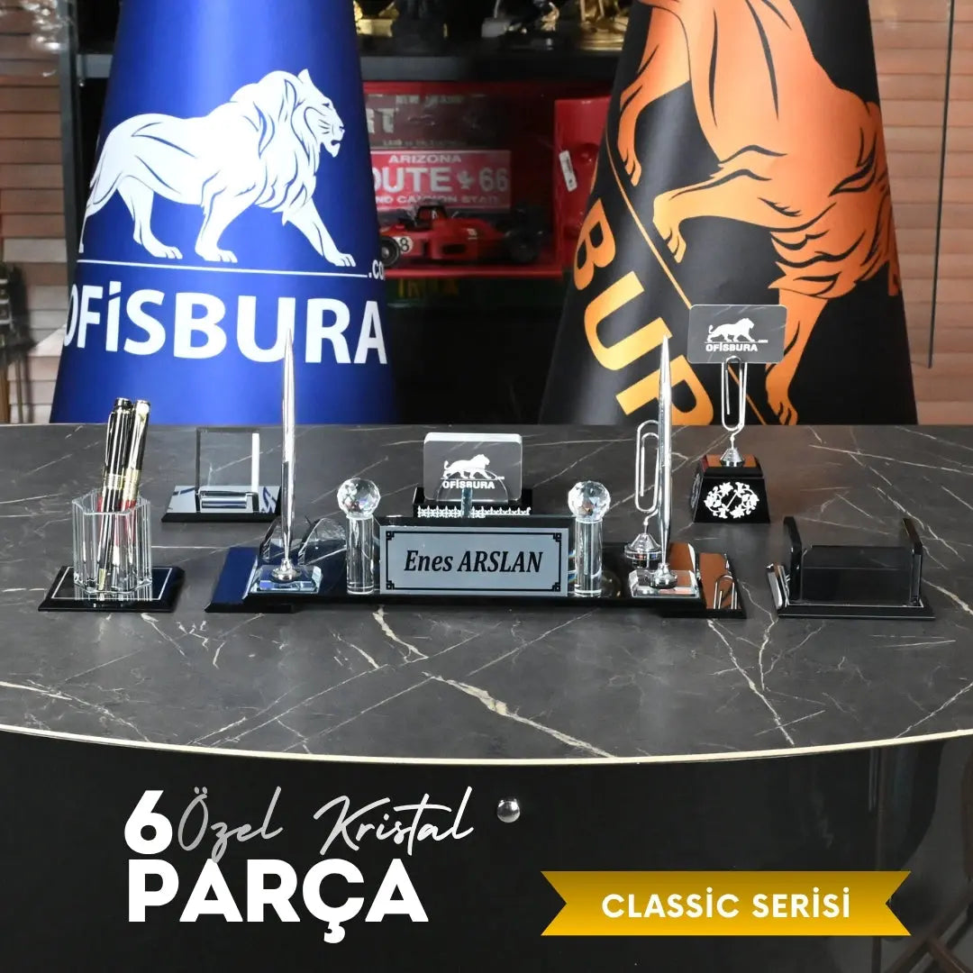 6 Parça Classic Serisi – Özel Kristal Gümüş