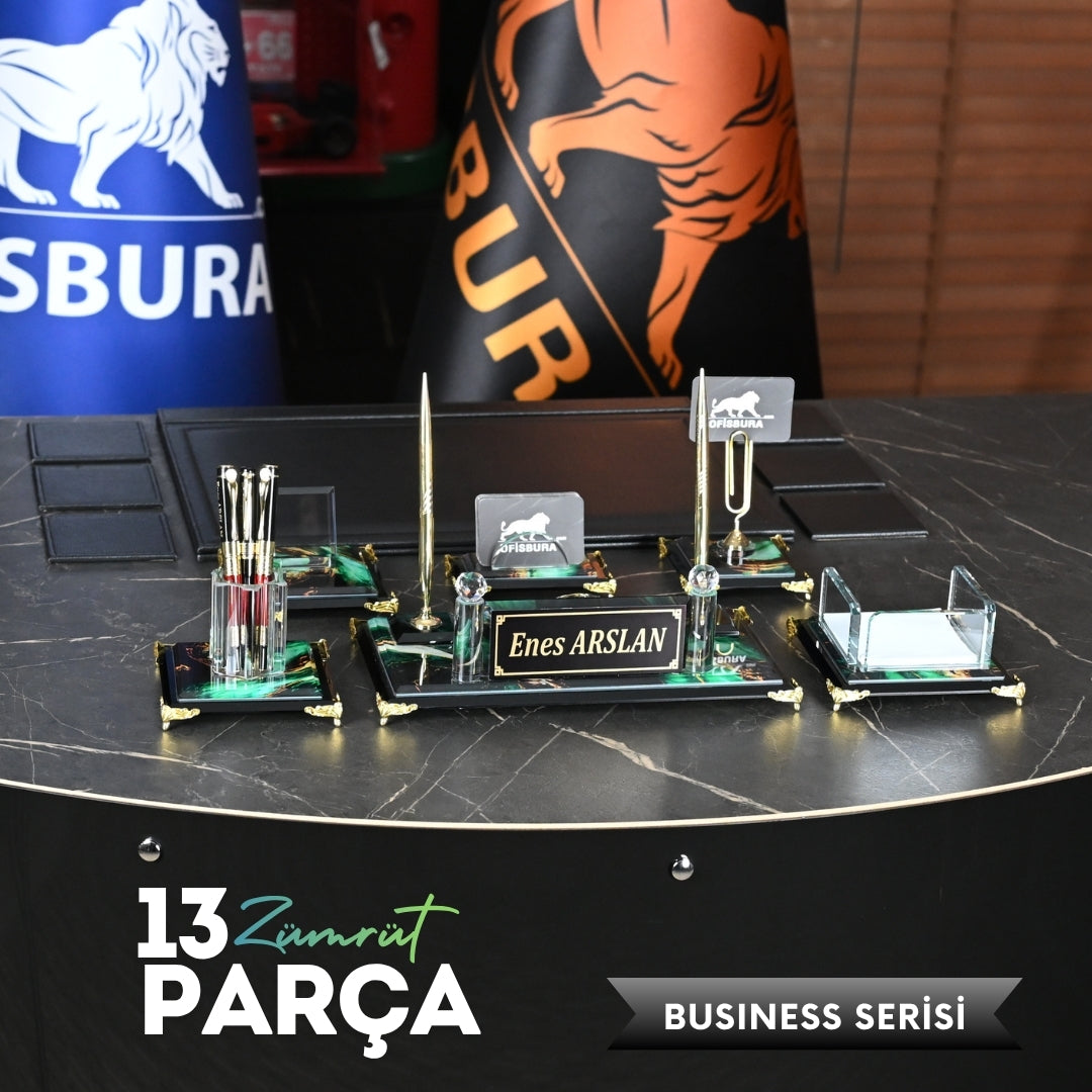 13 Parça Classic Serisi – Zümrüt Ofisbura