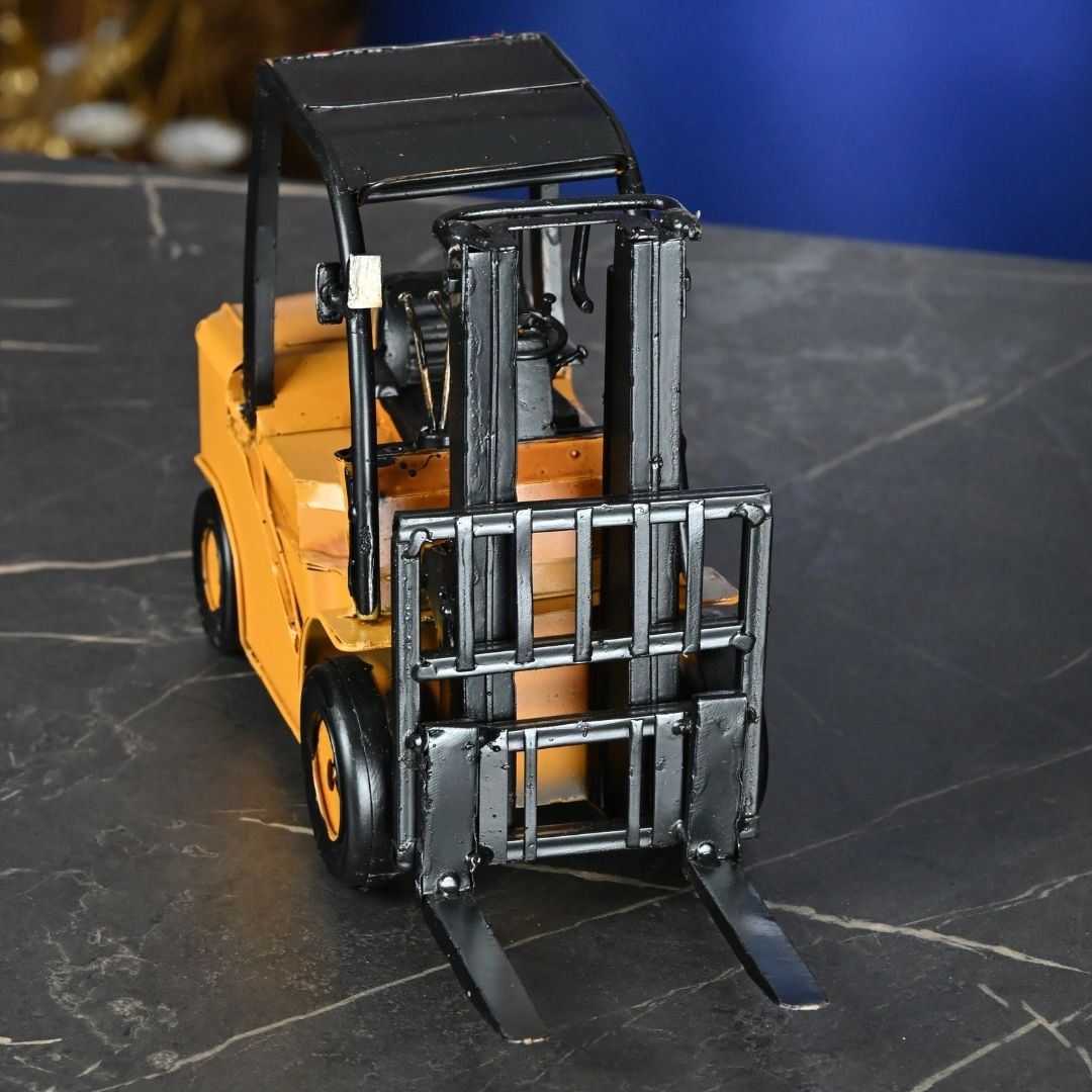 Forklift Metal Dekoratif El Yapımı Model Ofisbura