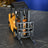 Forklift Metal Dekoratif El Yapımı Model Ofisbura