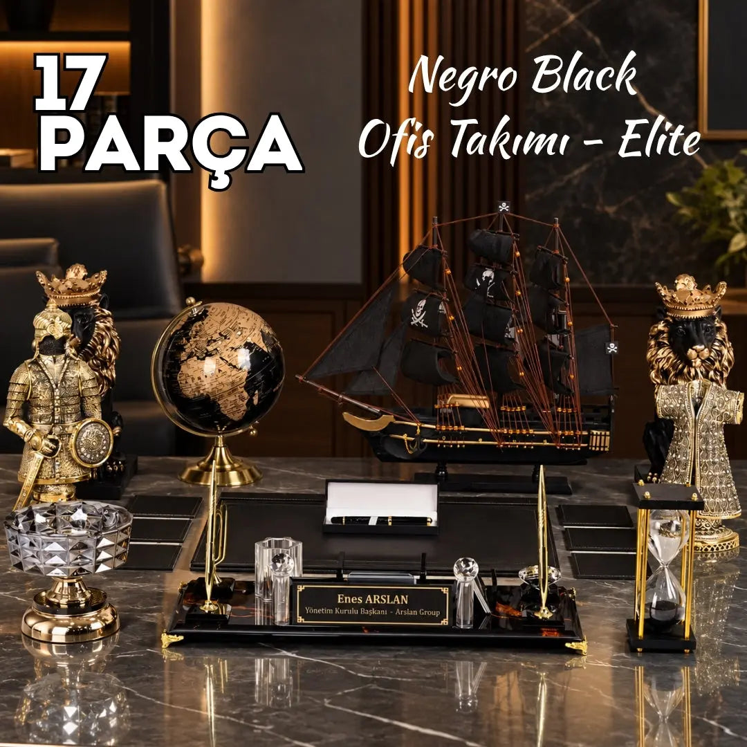 Negro Black Elite – 17 Parça Yönetici Ofis Takımı Ofisbura