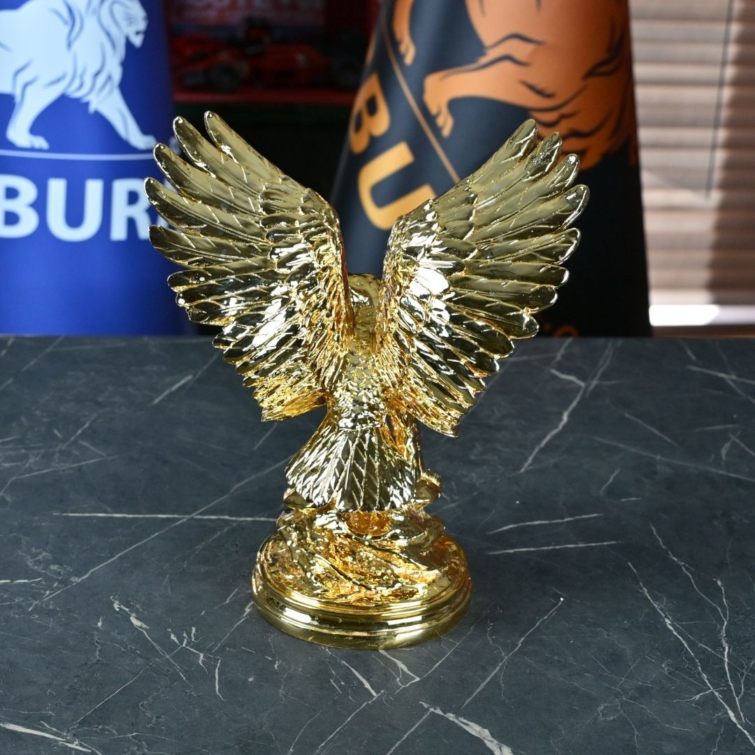 Imperial Kartal Altın Dekoratif Biblo Ofisbura
