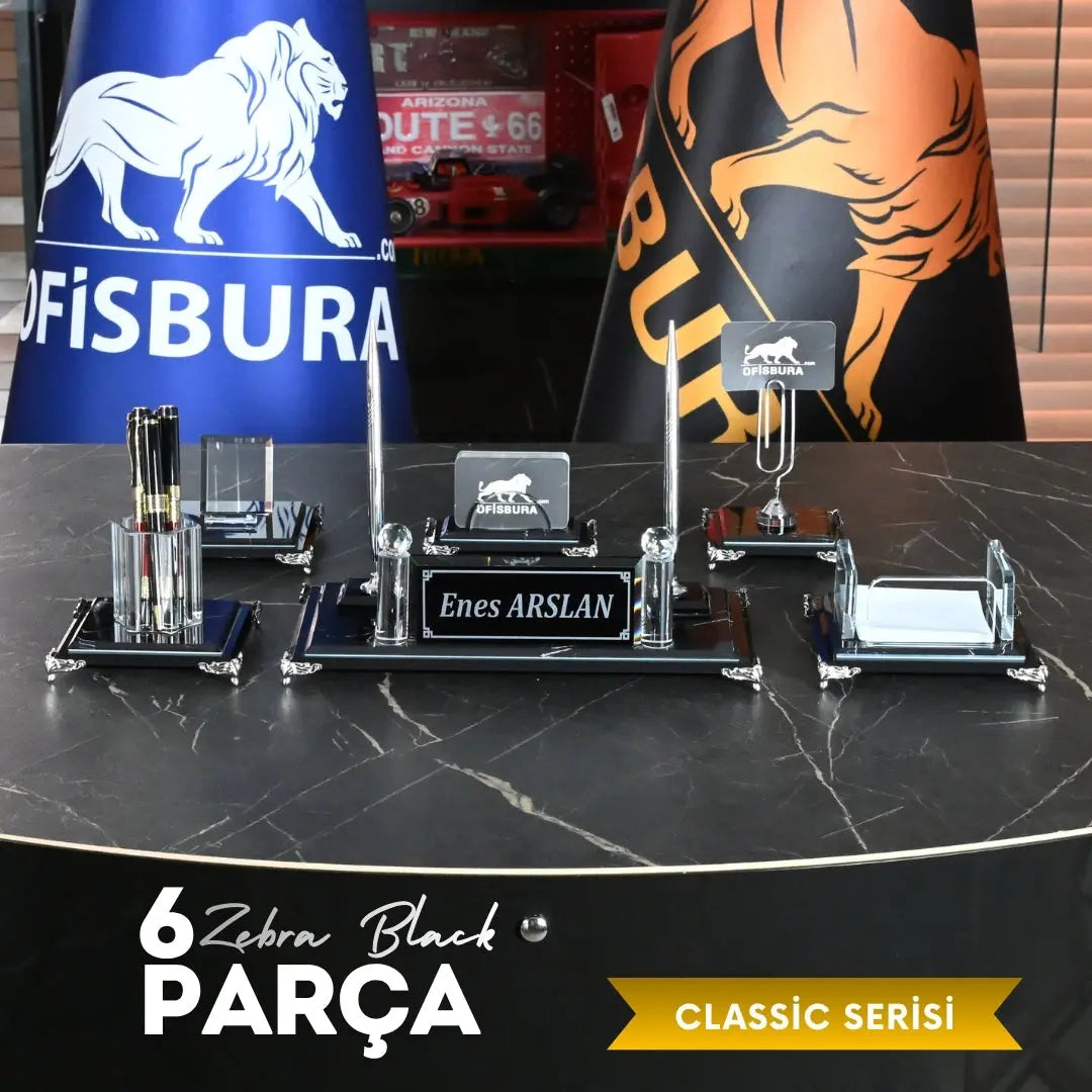 6 Parça Classic Serisi – Zebra Black