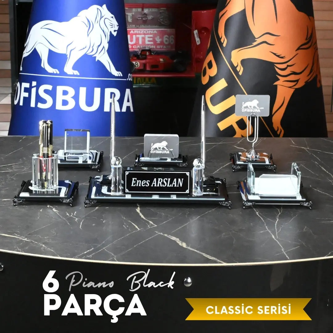 6 Parça Classic Serisi – Piano Black