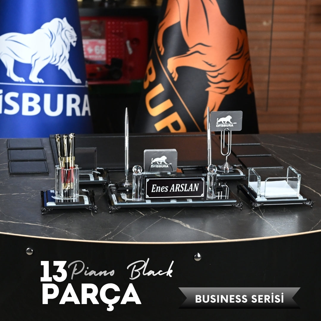 13 Parça Classic Serisi – Piano Black Ofisbura
