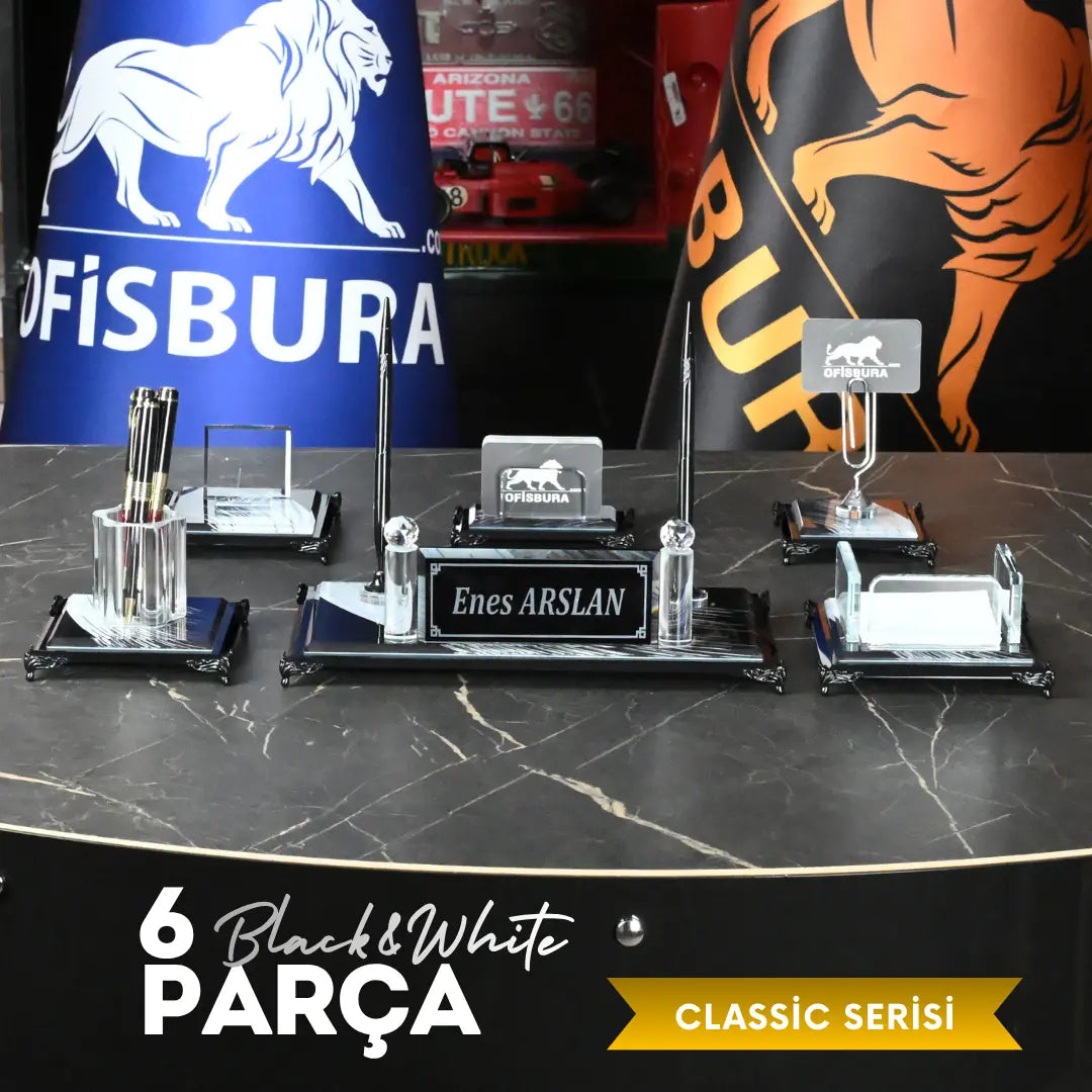 6 Parça Classic Serisi – Black&White