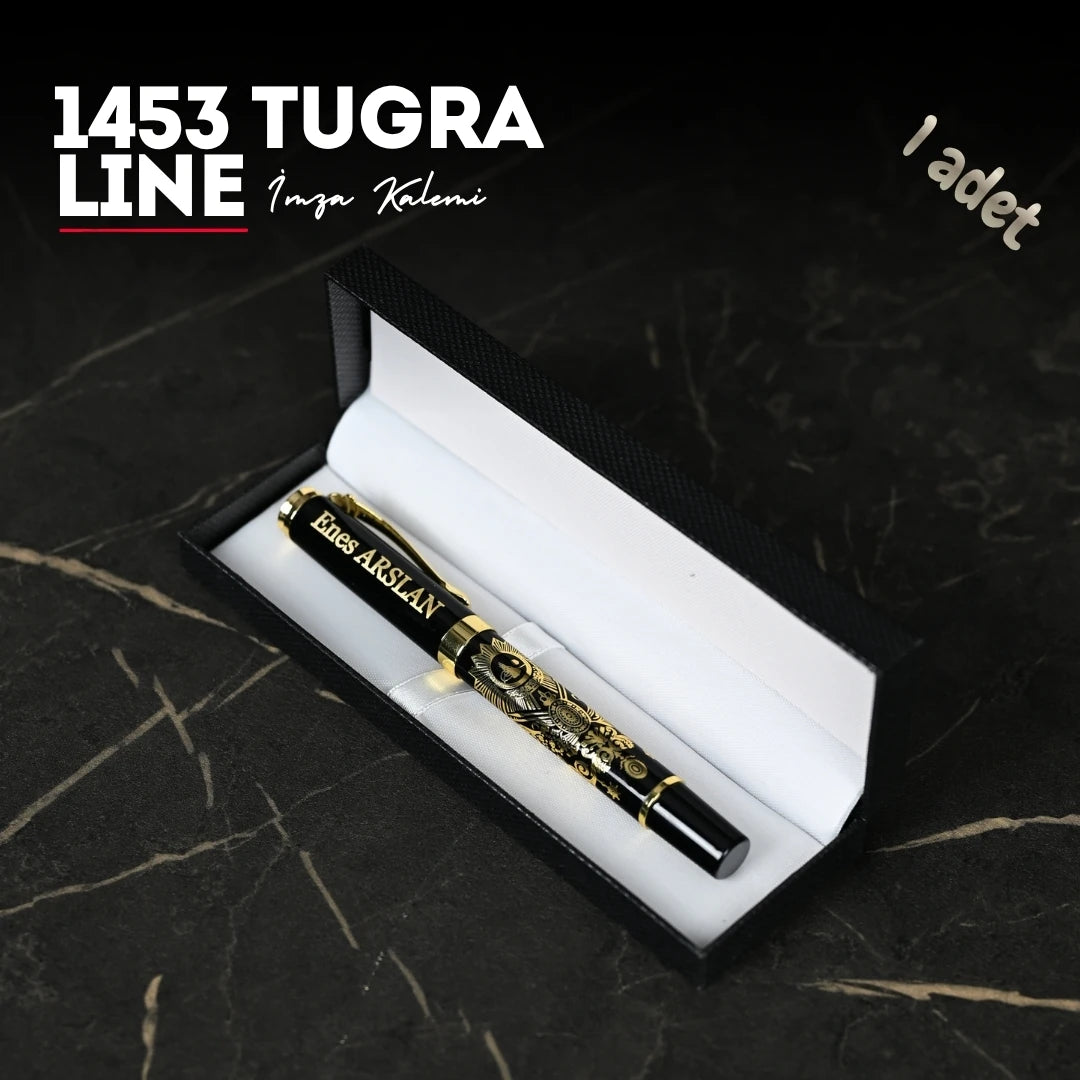 1453 Tuğra Line İmza Kalemi - Özel Kutulu