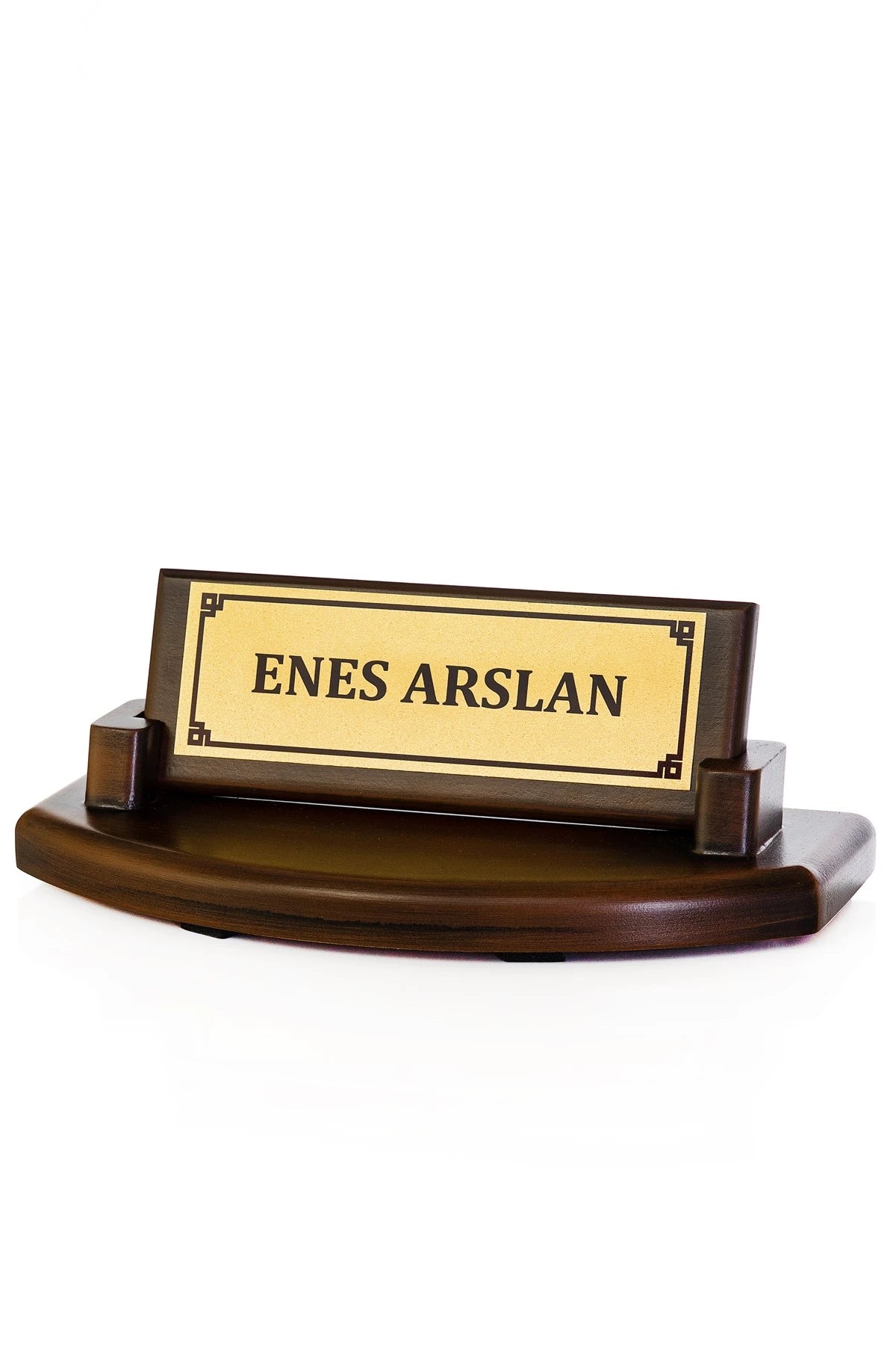 Masa İsimliği Özel Ahşap Masa İsimlik