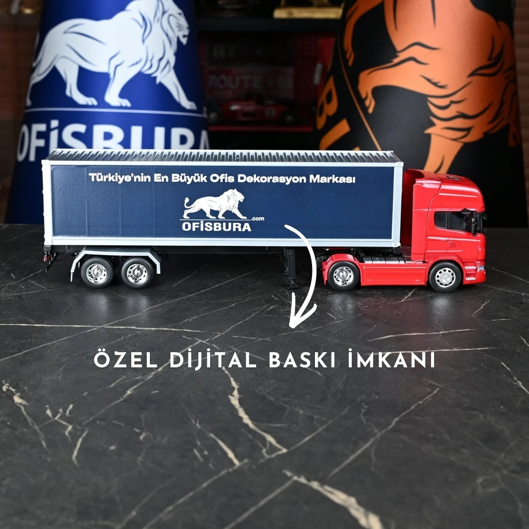 Markaya Özel Baskılı Scania Tır Modeli 50 cm | Ofis Dekorasyonu