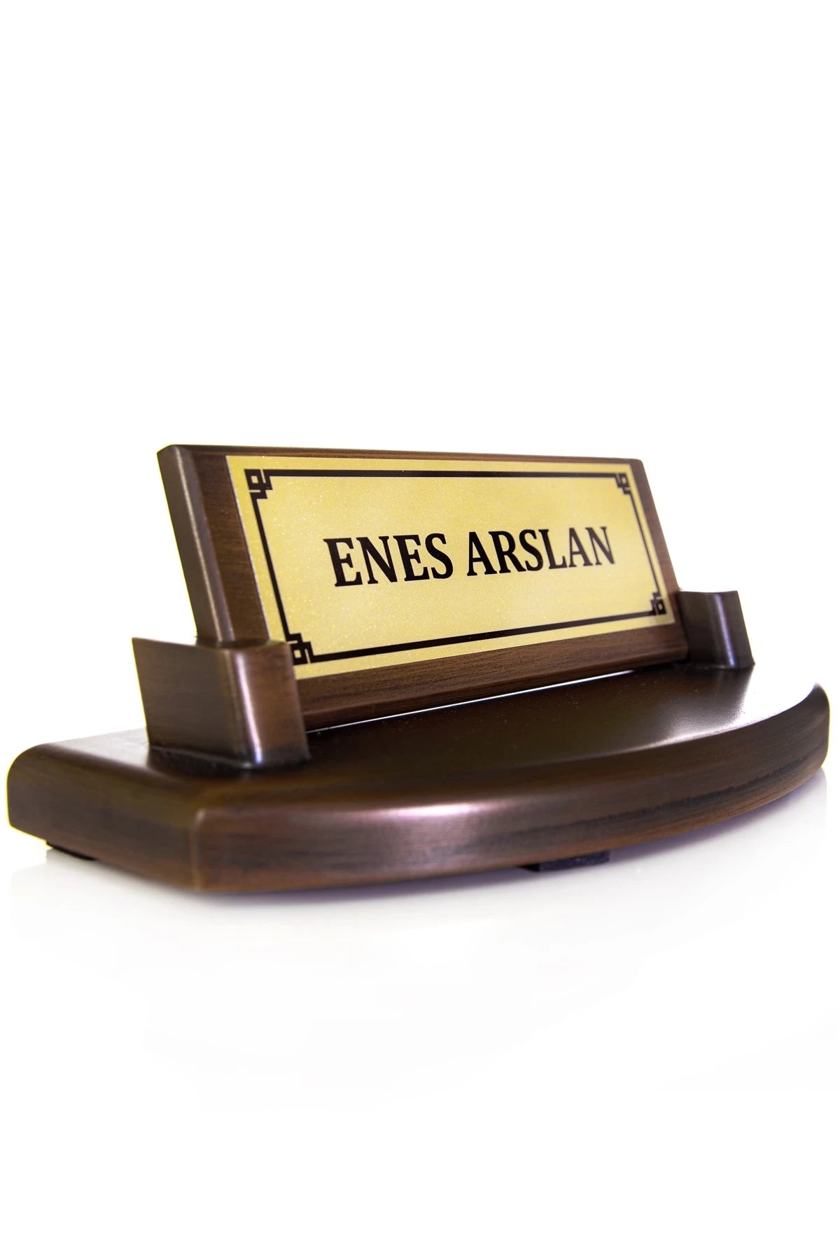 Masa İsimliği Özel Ahşap Masa İsimlik