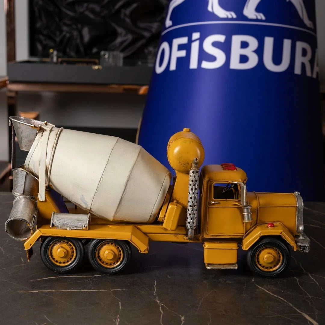 6’lı Metal İnşaat Araçları Seti - Koleksiyon ve Dekoratif Model