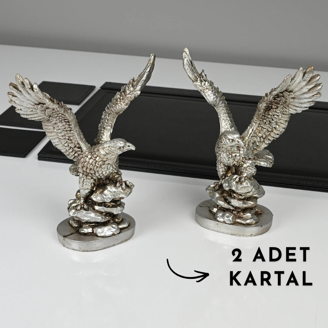 Zebra Black 20 Parça Kristal Sümen Takımı ve Masa İsimliği Seti -