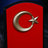 Ahşap Kaideli Türk Bayrağı Kişiye Özel