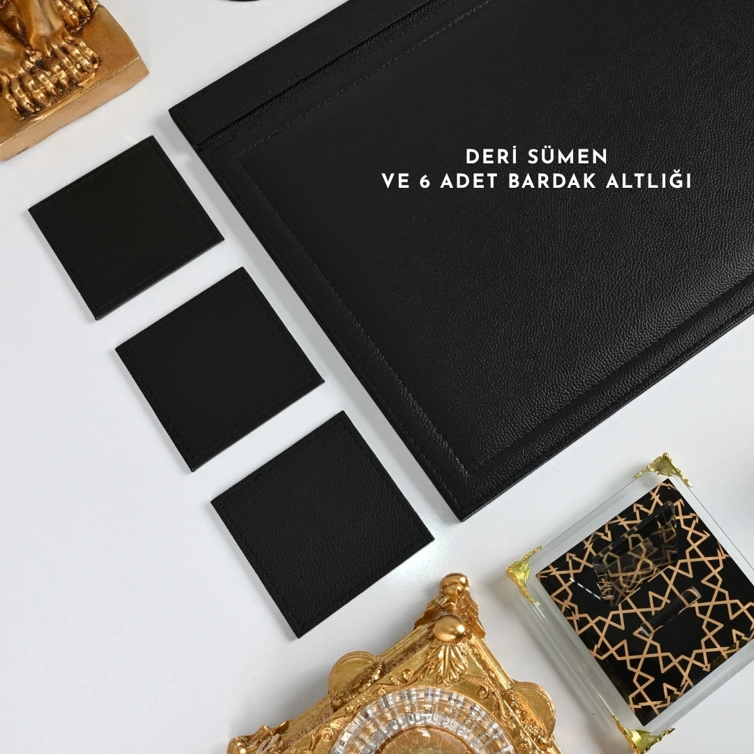 Prestige 20 Parça Premium Kristal Sümen Takımı - Kişiye Özel Masa Üstü İsimlik Seti
