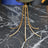 Metal Ayaklı Dünya Küre Sarı Gold 45 Cm