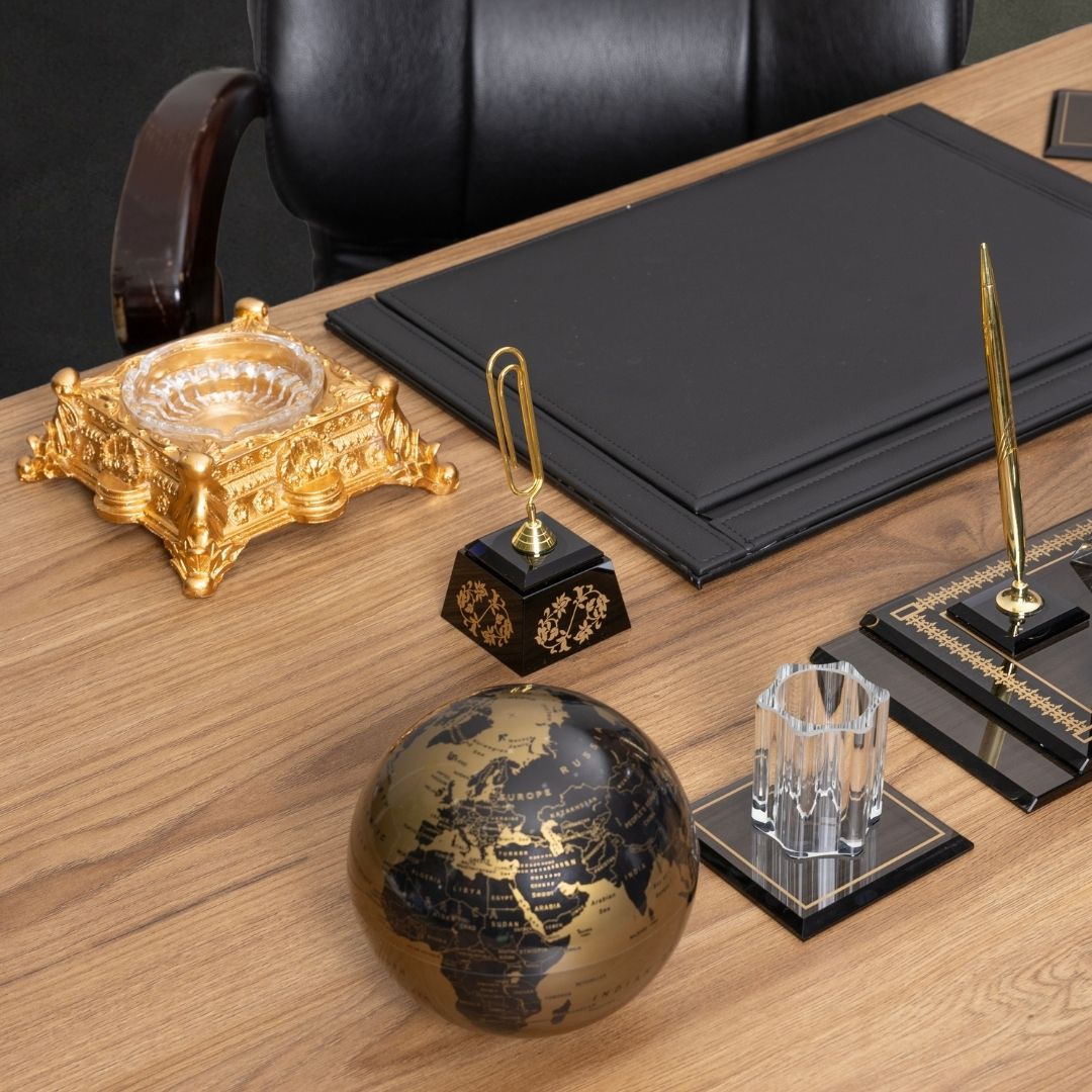 Diamond 12 Parça Premium Kristal Sümen Takımı ve Masa İsimliği Seti