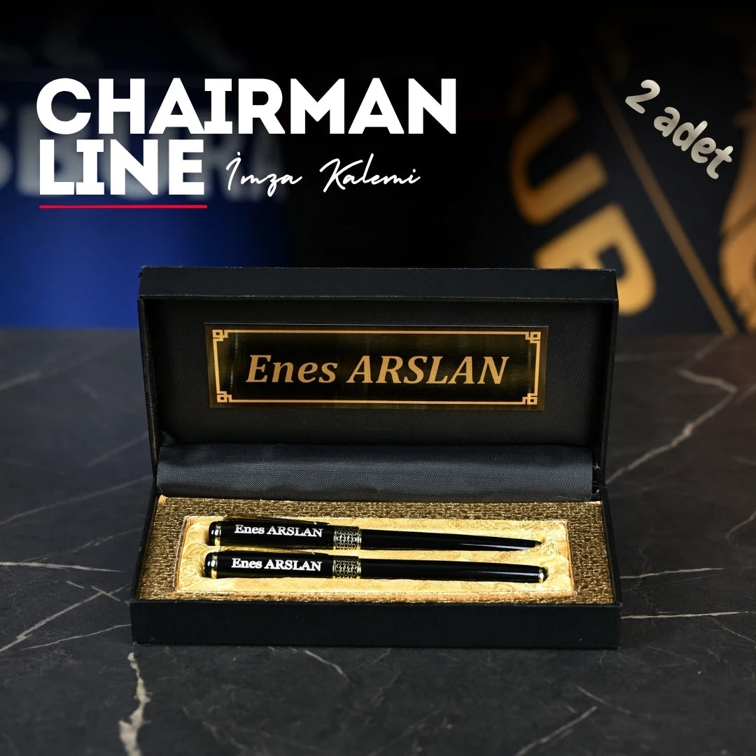 Chairman Line Kişiye Özel 2’li İmza Kalemi Seti