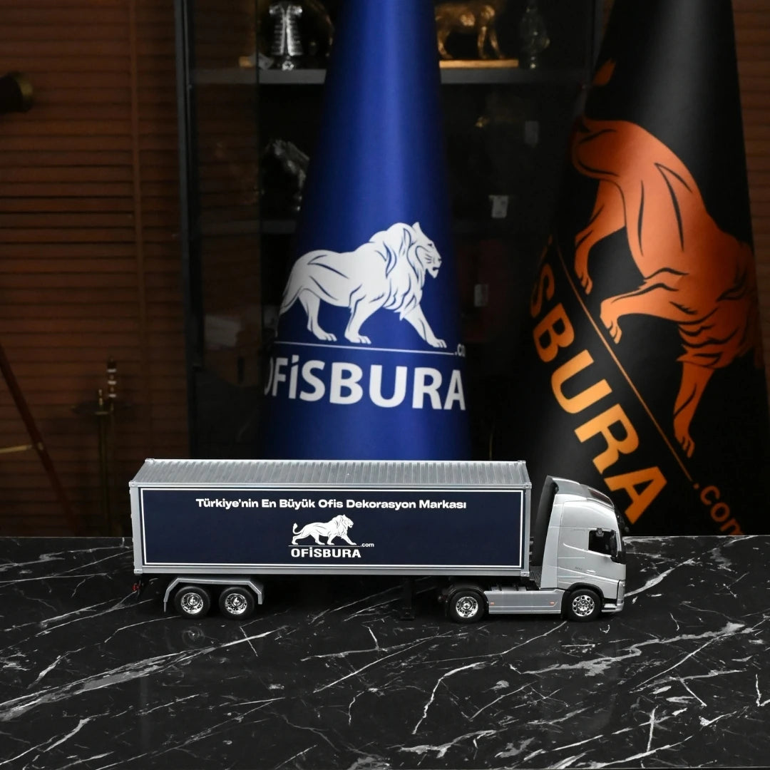 Markaya Özel Baskılı Volvo Tır Modeli 50 cm | Ofis Dekorasyonu