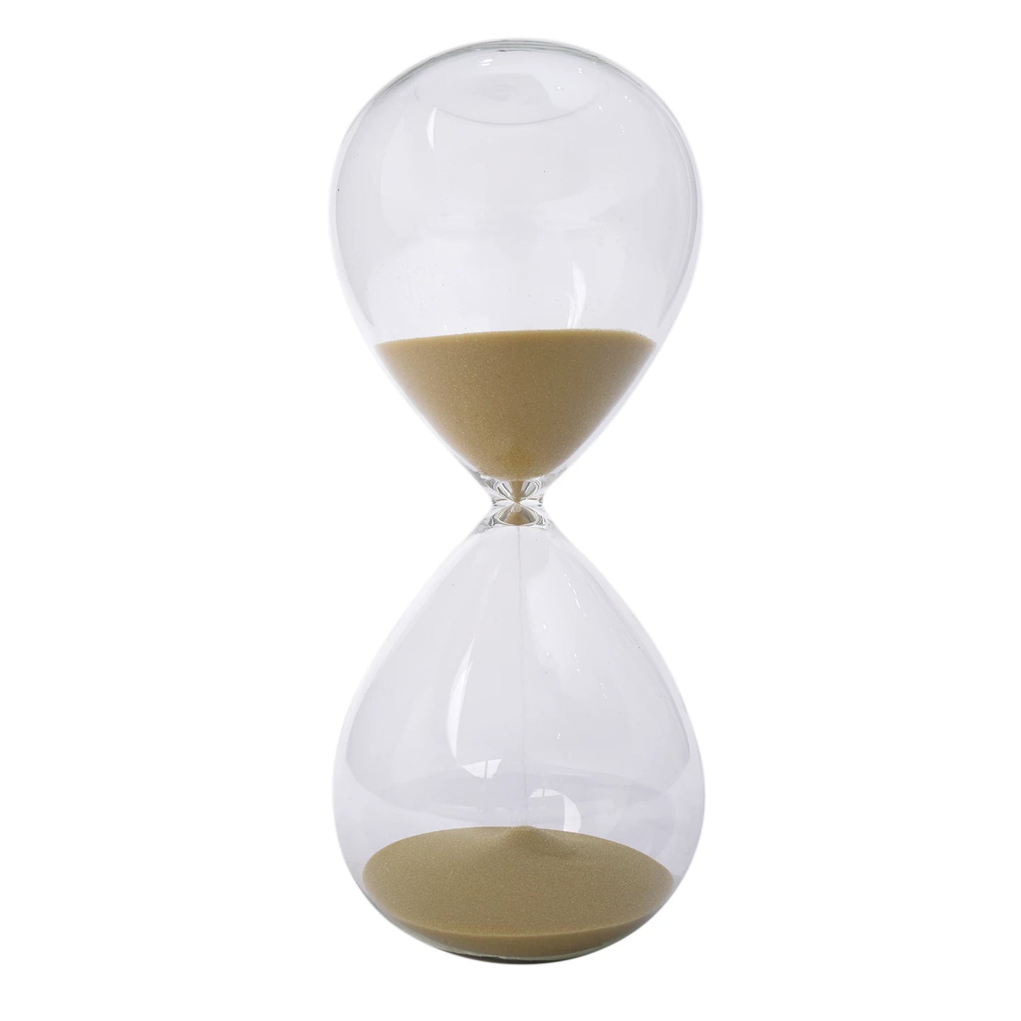 Dekoratif Cam Kum Saati Sarı - 20 cm